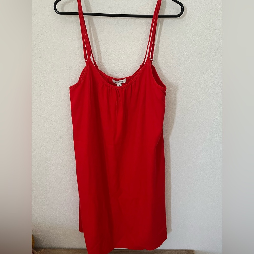 Orange Sleeveless Dress